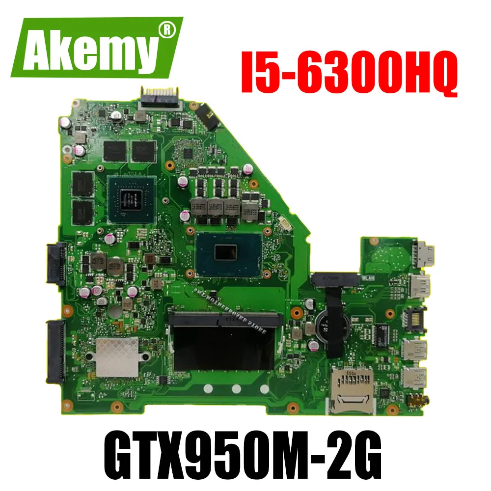 8G Оперативная память I5-6300HQ GTX950M-2G X550VX материнская плата для ноутбука For Asus X550VQ W50V