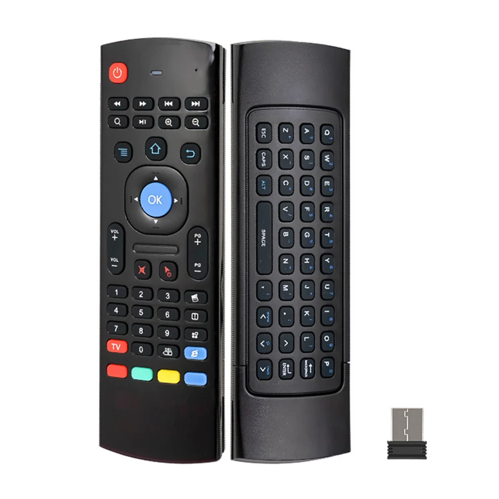 New MX3 Wireless Keyboard T3 Smart Remote Control For X96 Tx3 H96 2 4G RF Backlit 2