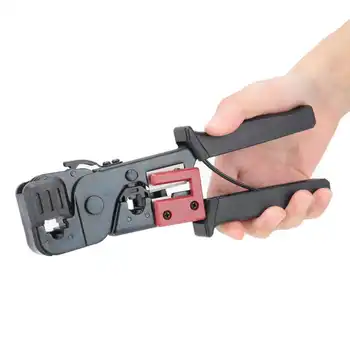 

Wire Crushing Tool 376E Stainless Steel Cable Plier Cutter Stripper Tool