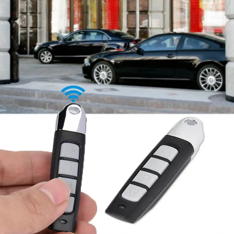 

Universal Safe Garage Door Electric Cloning Remote Control Key Fob Car Gate 433MHZ Self Copy for Garage Doors free shipping