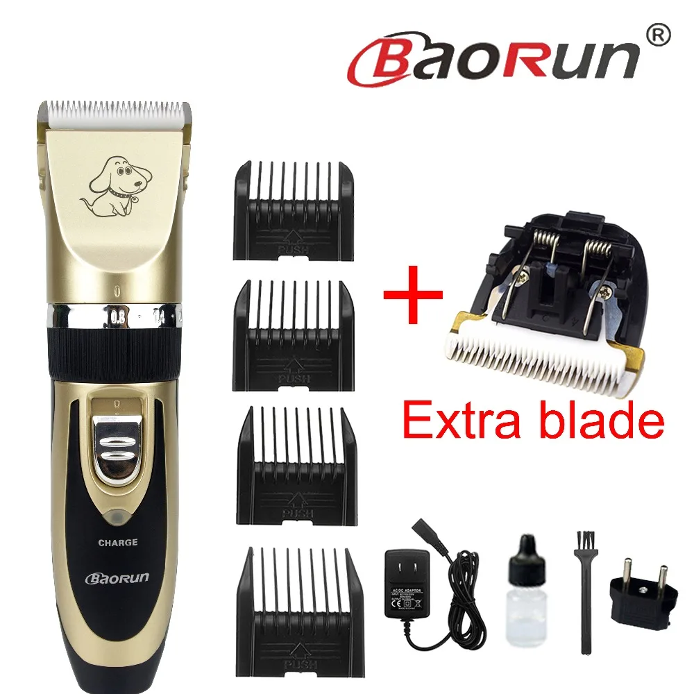  Professional Clippers for Dog Low-noise Safe 8W High Power Rechargeable Electric Cat Hair Trimmer D