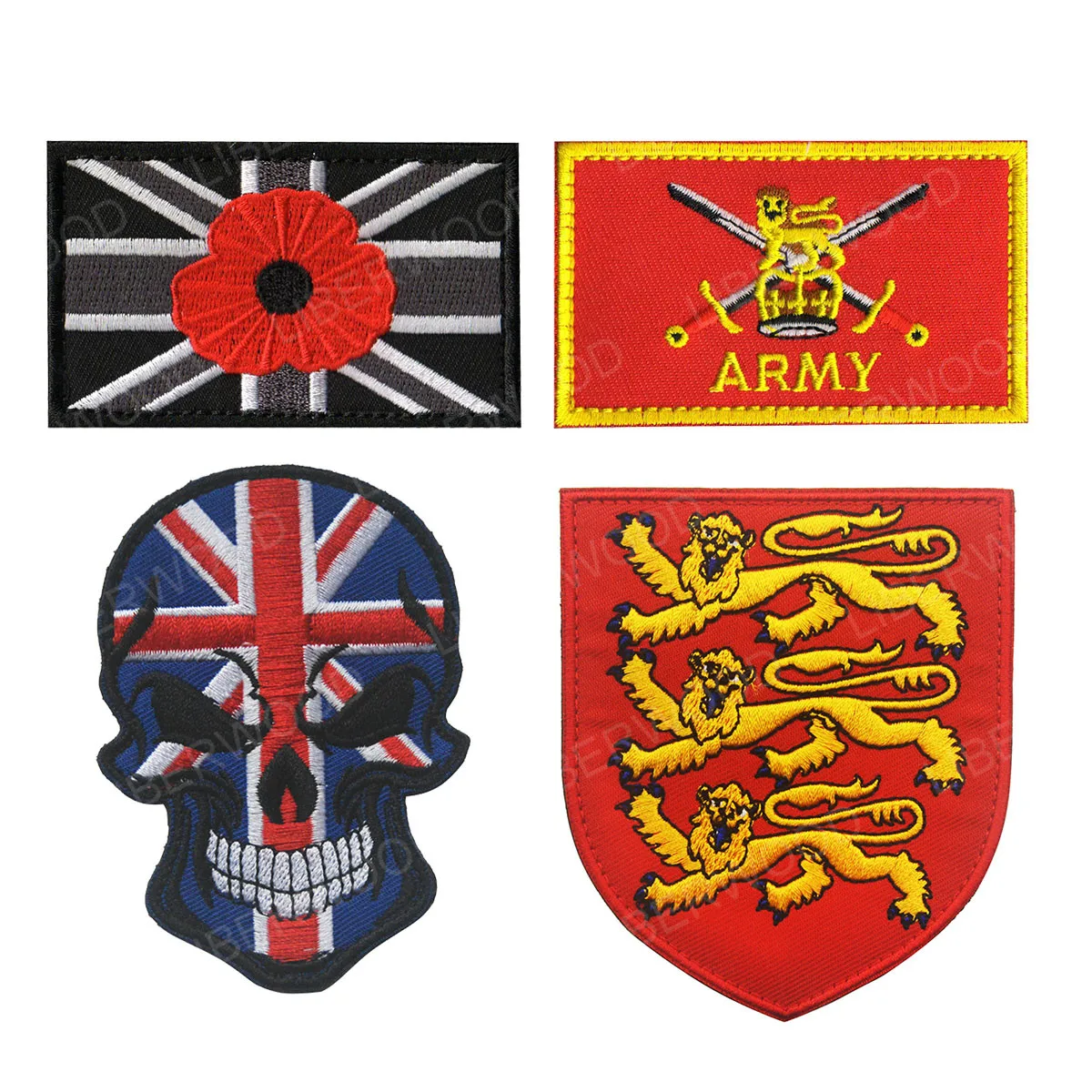 EnglandRoyalCoatofArmsBritishArmyEnsignFlagEmbroideredEmblemBritishLionShieldPatch