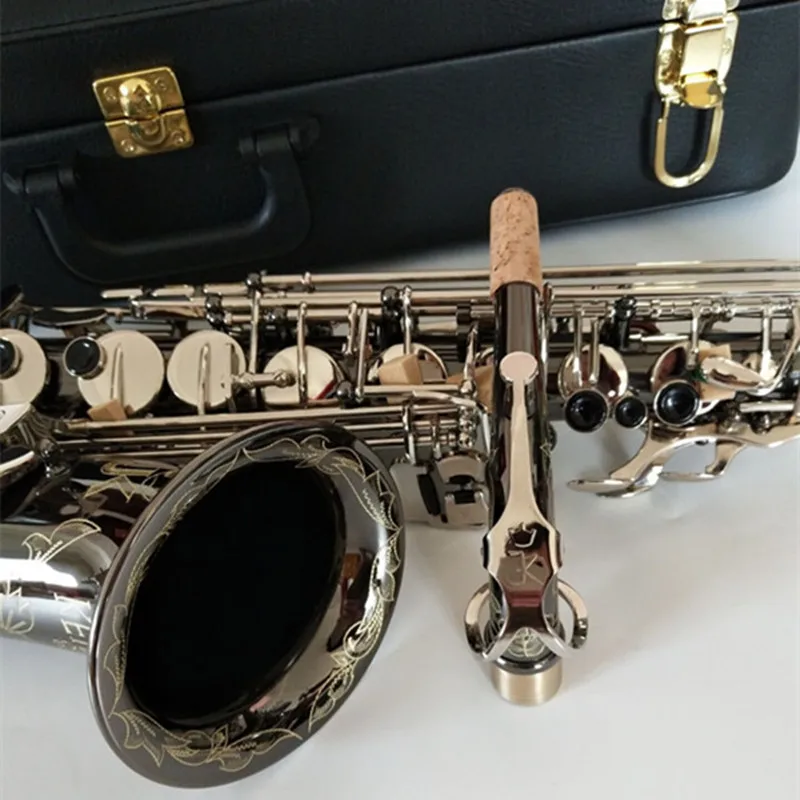 Germany JK SX90R Keilwerth Saxophone Alto Black Nickel Silver Alloy Alto Sax Brass Musical Instrument With Case Mouthpiece Copy