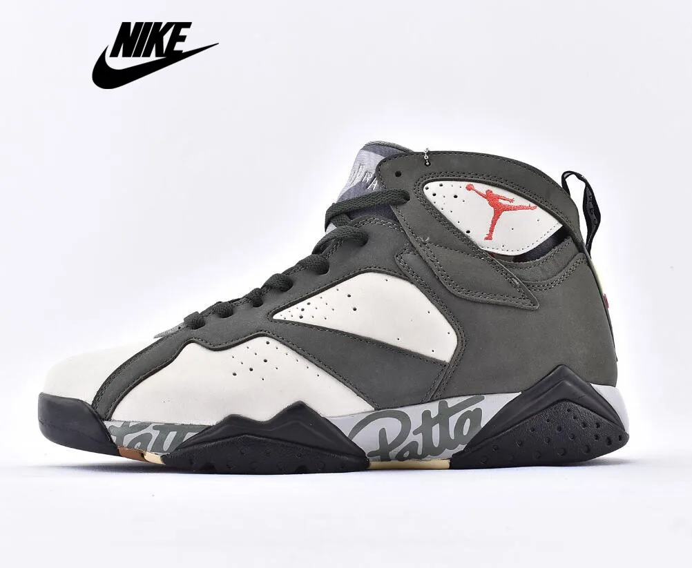 Air Retro Jordan 7 VII X Patta Shimmer bordeaux баскетбольные кроссовки размер 40-45 - Цвет: 07