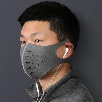 

Cycling Face Mask Filter Anit-fog Dustproof Bicycle Sports Protection Dust PM2.5 Mask Anti-droplet Replaceable filter Pad