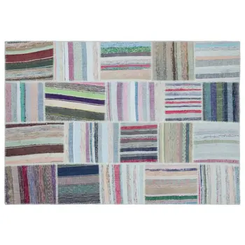 

Handmade Multicolor Vintage Patchwork Rug Area Rug 160x228 Cm-5'3''X7'6''