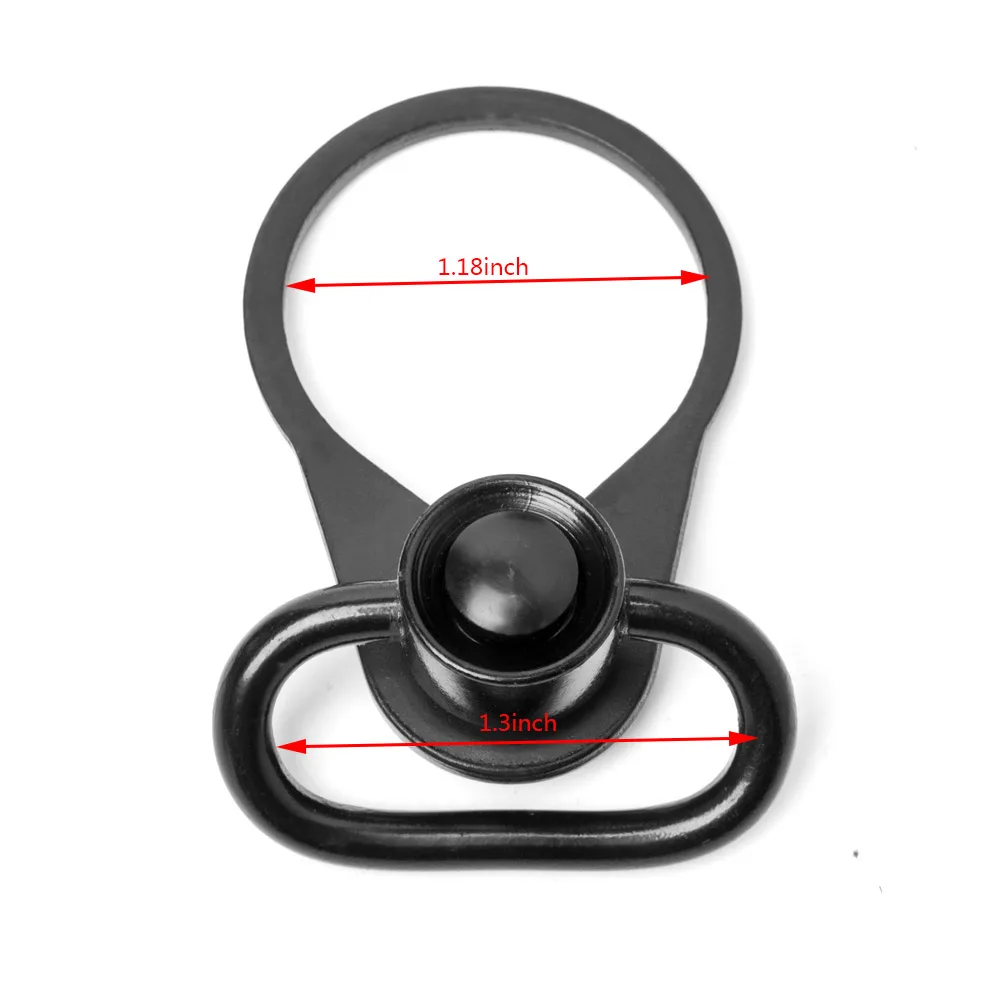 

QD Quick Detach Sling Swivel Ring Tactical 30mm QD Ring Buckle Strap Ambidextrous End Plat ar 15 .223 AR15 Accessories