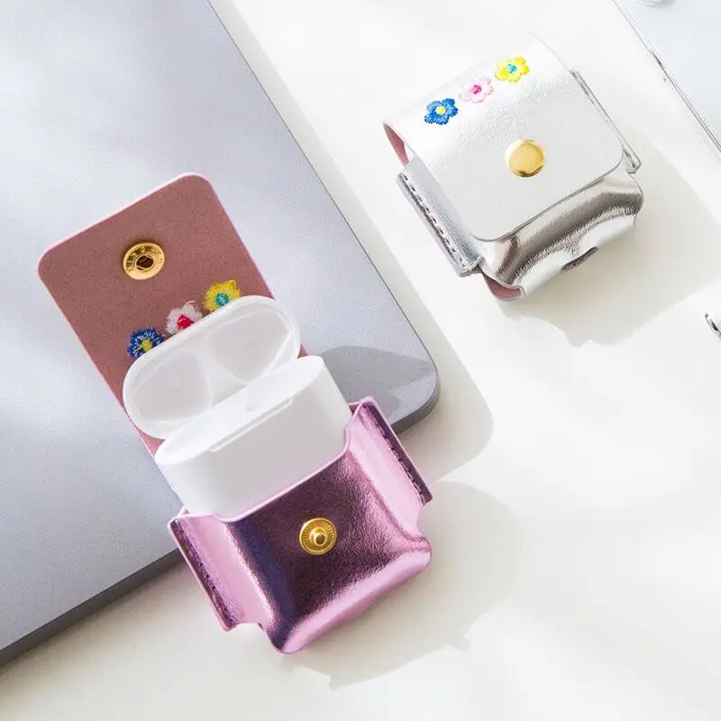 Bentoy Milkjoy Laser Airpods чехол для девочек милые наушники с застежкой посылка Корея Цветок Мода Портмоне функция унисекс Airpods сумки