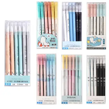 

1pc 0.5/0.38mm Gel Pen Needle Crystal Blue Erasable Gel Material Escolar Wipe Easy Pens To Pen The Pen For School Grinding I5A4