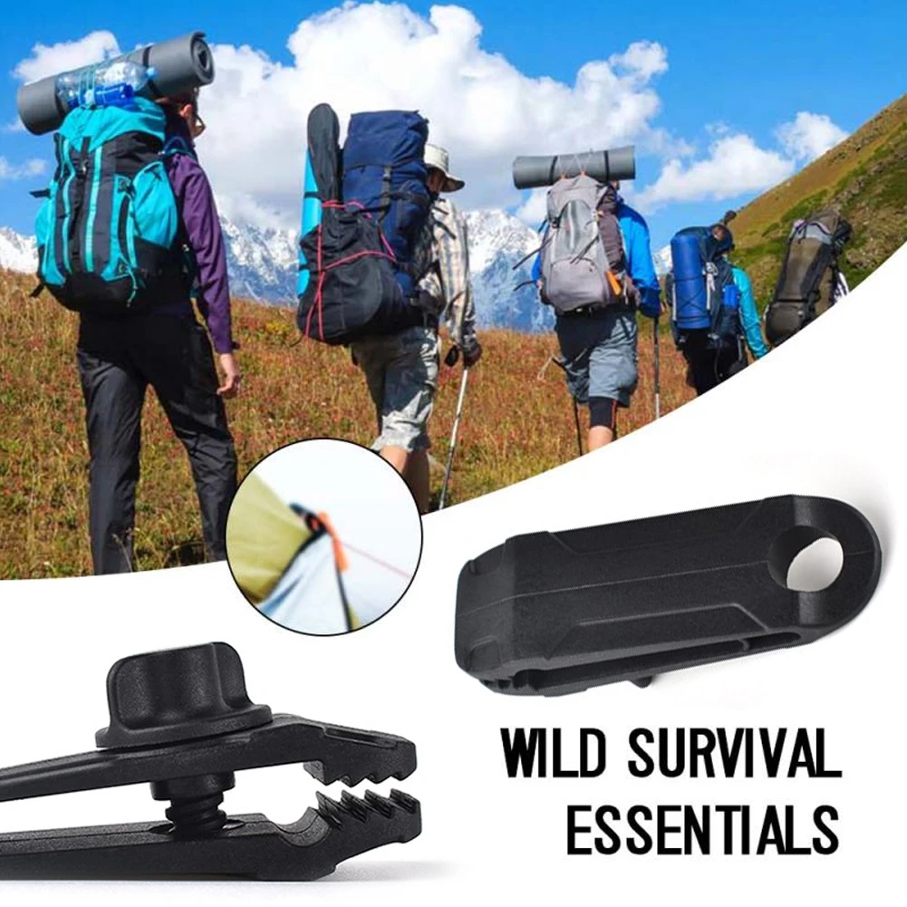 

10pcs/set Tarp Clip Hiking Fixed Heavy Duty Tent Grip Traveling Outdoor Camping for Tarpaulins, Canopies, Boat Covers, Tents