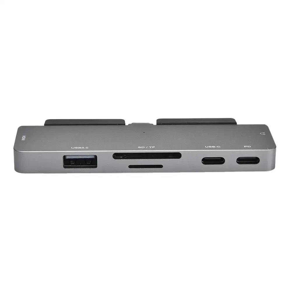 USB C концентратор 7 в 1 USB C адаптер USB 3,0 TF кард-ридер USB C Универсальная док-станция для ноутбука или смартфона