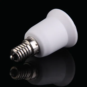 

E14 to E27 LED Halogen Light Base Lamp Bulbs Socket Adapter Converter