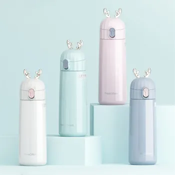 

350ml water bottle travel mug botella de agua Stainless steel bottle tasse copo termico botella agua tazas de cafe creativas