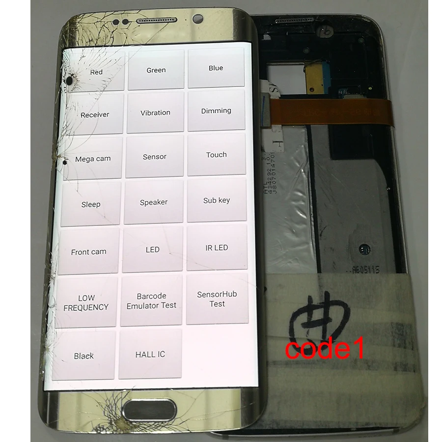 Jpfix для S6edge экран с рамкой и дугой экран с точкой взрыва