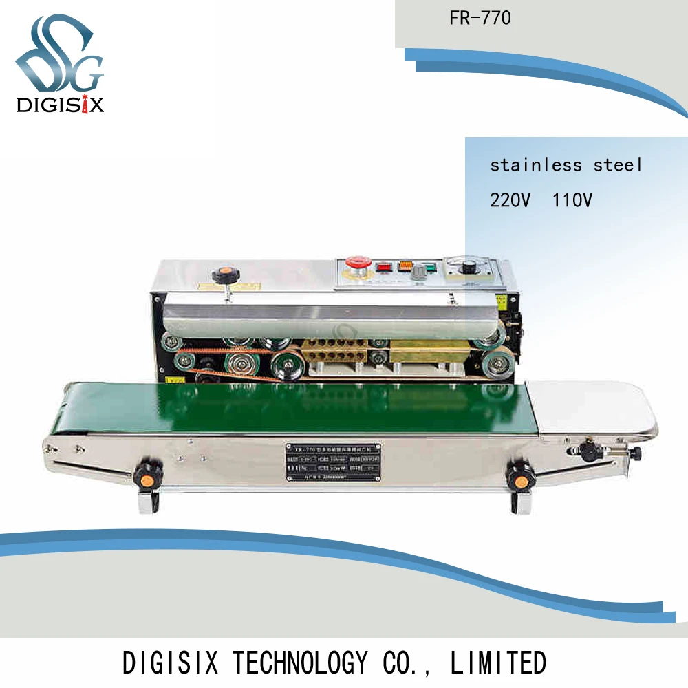 

Free shipping FR-770 automatic horizontal bag sealing machine stainless steel