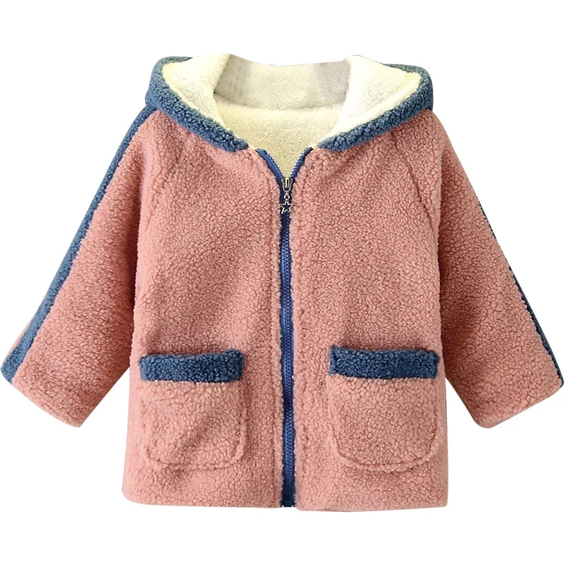 

2019New Girls Winter coat warm Hooded Outerwear Girls clothes Kids Outerwear Child coat For Winter 2 3 4 5 6 7 8Year Old Kids
