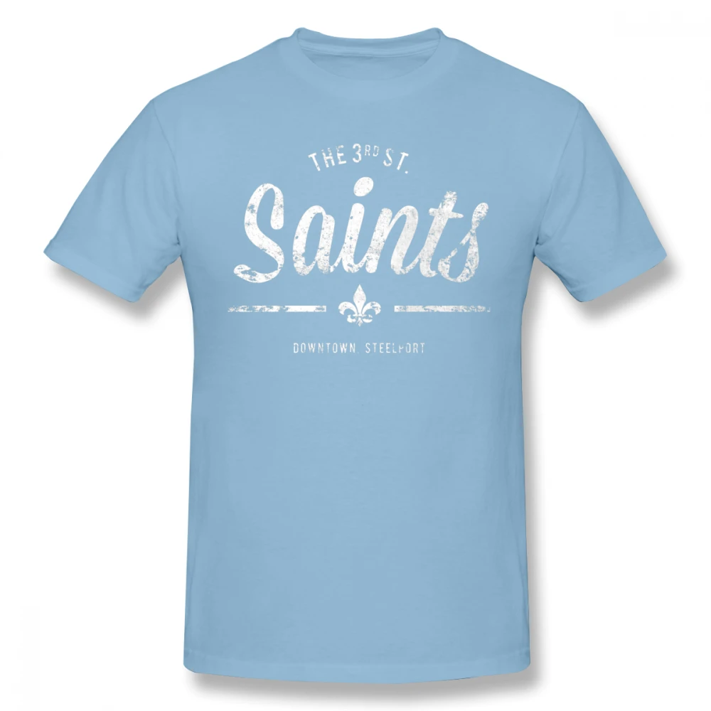 Футболка one yona Saints Row, футболка Third Street Saints, уличная футболка XXX, забавная Мужская футболка с коротким рукавом, хлопок, футболка с принтом - Цвет: SkyBlue
