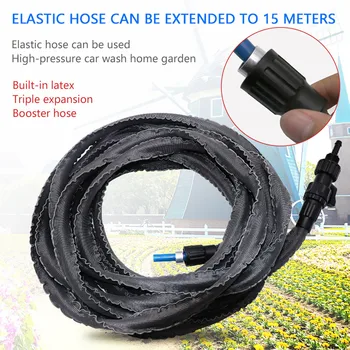

High Pressure Water Spray Lengthen Adjustable Nozzle Car Washing Garden Outdoor Tool Household Hose Spray Nozzle Sprinkle Tools