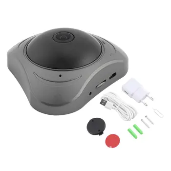 

960P VR WI-FI 360 Degree Panoramic Camera Motion Detection Fisheye'S Smart Wireless IP Camera For Home Monitor EU Plug