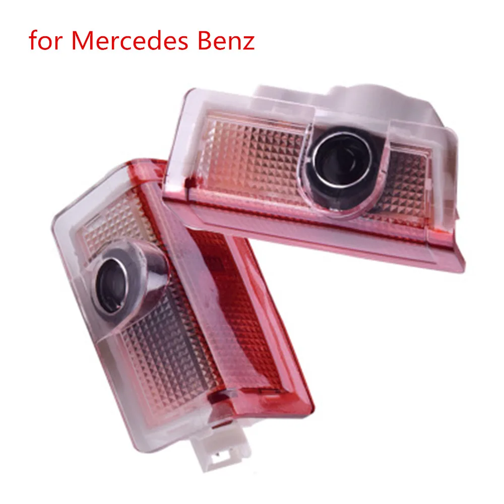 2 шт. для Mercedes Benz A, C, E, M класса, AMG 4matic W205 W176 W212 W166 A180 C200 Стайлинг автомобиля светодиодный дверь Logo Добро пожаловать проектор светильник