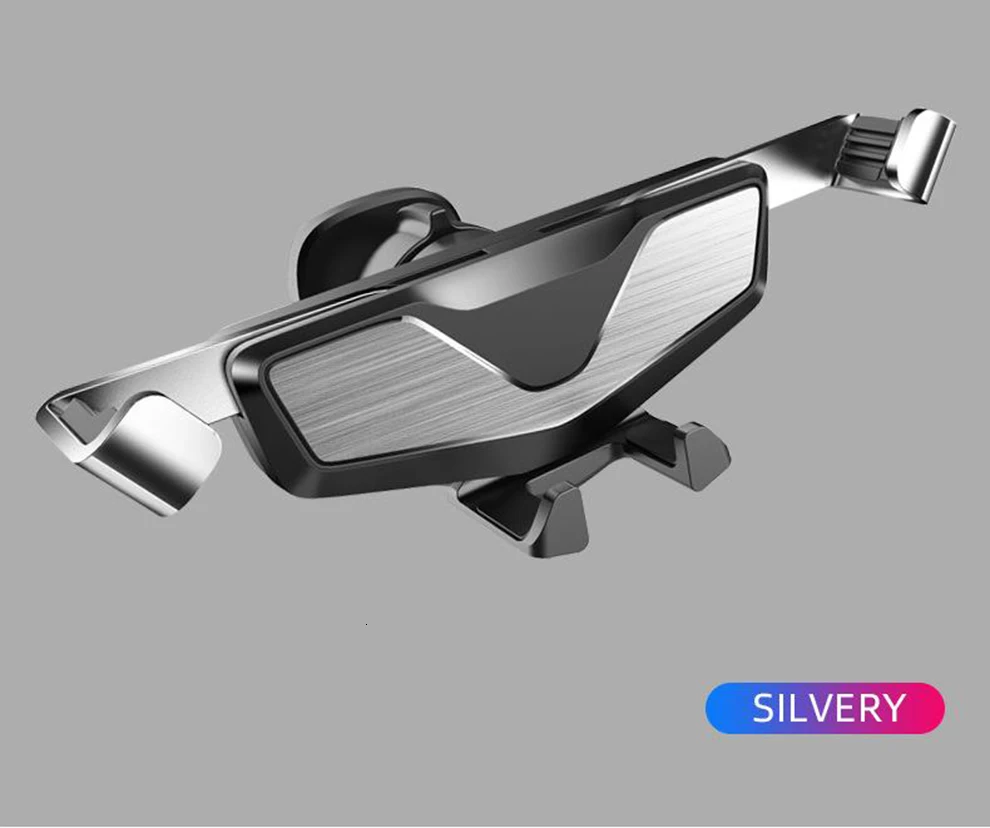 Автомобильный держатель Vogek Gravity для телефона, Гравитационный кронштейн в автомобиле, крепление на вентиляционное отверстие, крепление с зажимом, gps подставка, гибкий универсальный автомобильный гравитационный держатель