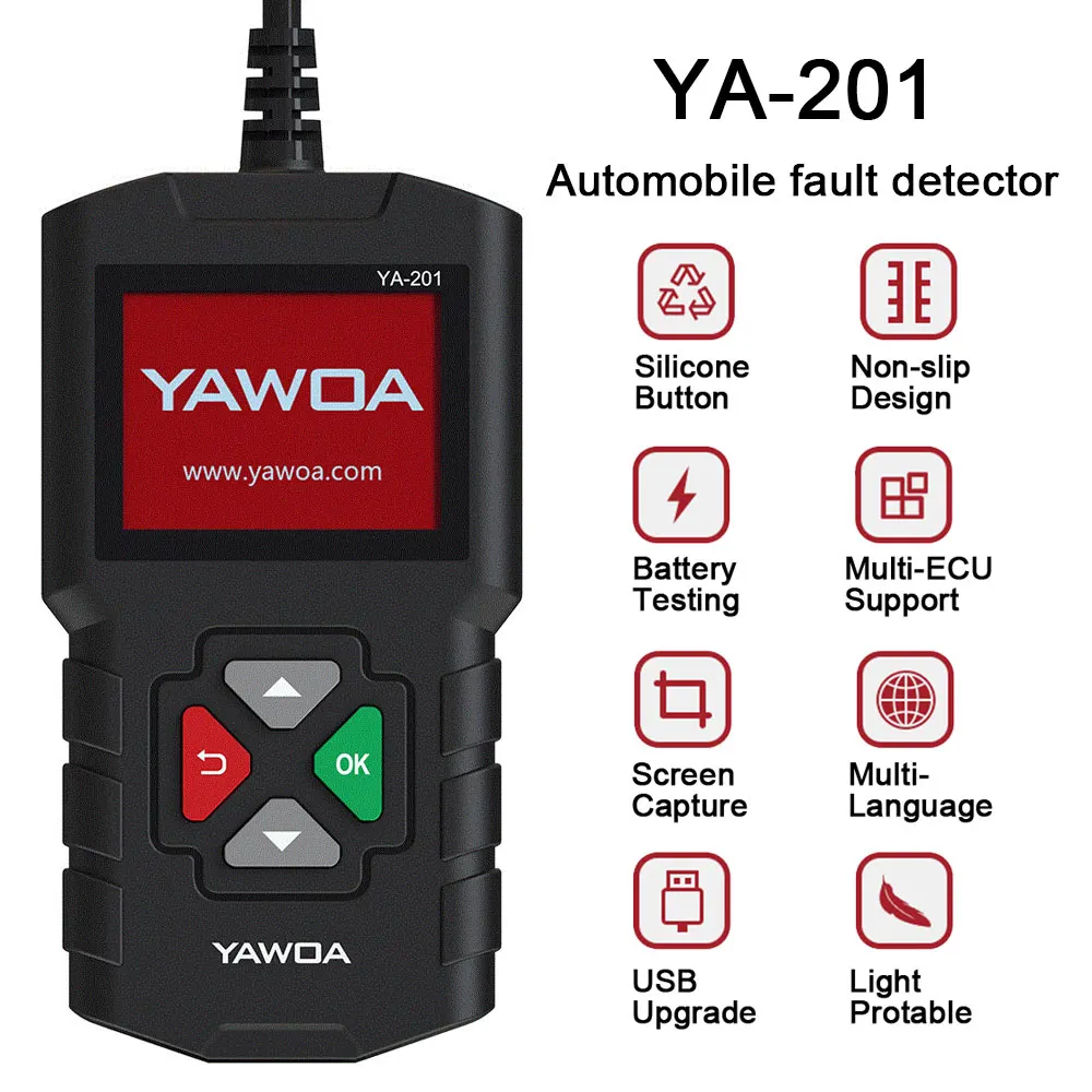 Новый YA-201 Obd2 автомобильный диагностический инструмент Автомобильный сканер