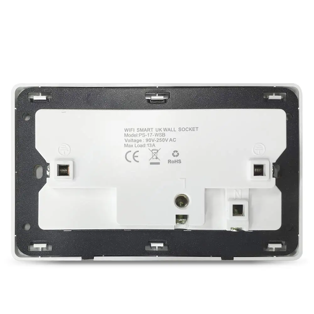 Tuya Smart Life 5V 2.4A для смартфона с usb-портом в Настенная Розетка WiFi 86 Великобритания Тип приложение Голосовое управление Google Assistant Alexa