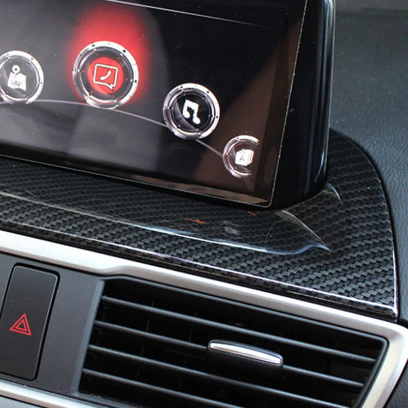 Для Mazda 3 AXELA хэтчбек седан ABS Авто Стайлинг приборная панель навигация gps дисплей экран рамка Крышка отделка