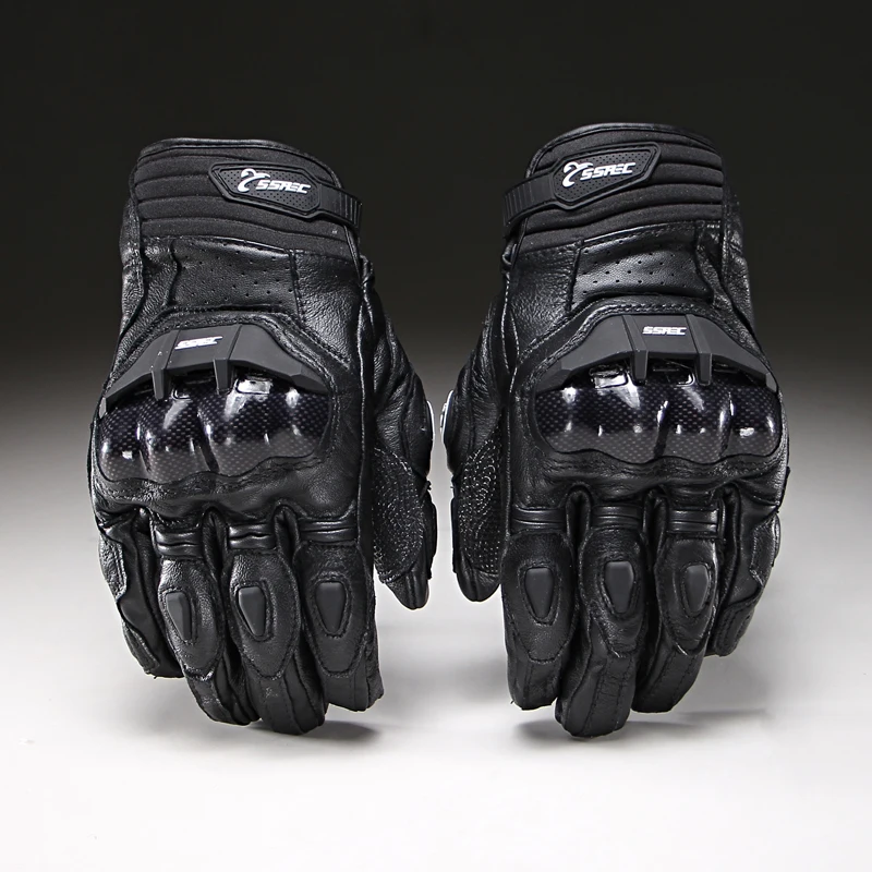 Перчатки для мотокросса, дышащие кожаные перчатки, перчатки из углеродного волокна, перчатки для верховой езды