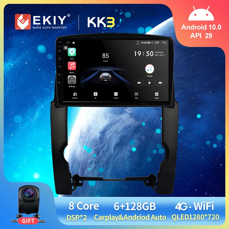 EKIY 1280*720P Android 10 0 автомобильный мультимедийный радиоприемник для KIA Sorento 2 XM Sedan 2009 -