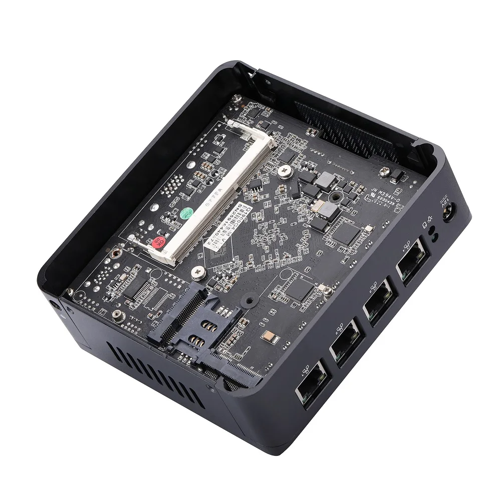 Qotom Mini PC Q190G4 4 LAN порта Celeron j1900 процессор Quad core 2.0 GHz мини пк pfsense Linux