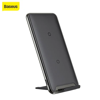 

Baseus Qi 10W 3 Coil Wireless charger fast charging charger For iPhone X Samsung Galaxy S9 mobile phone charger holder for phone