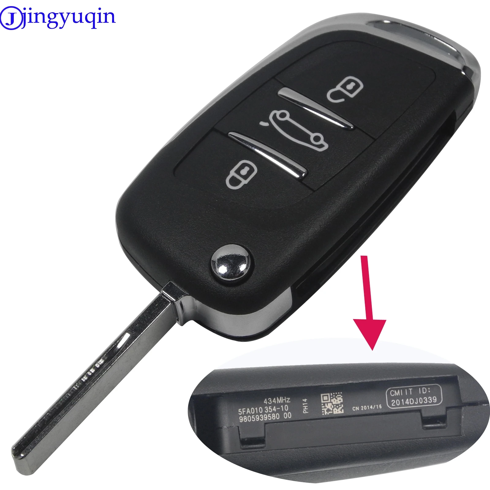 Высококачественная Складная фотовспышка с 3 кнопками для Peugeot 307 408 308 CITROEN C2 C3 C4 C5 C6