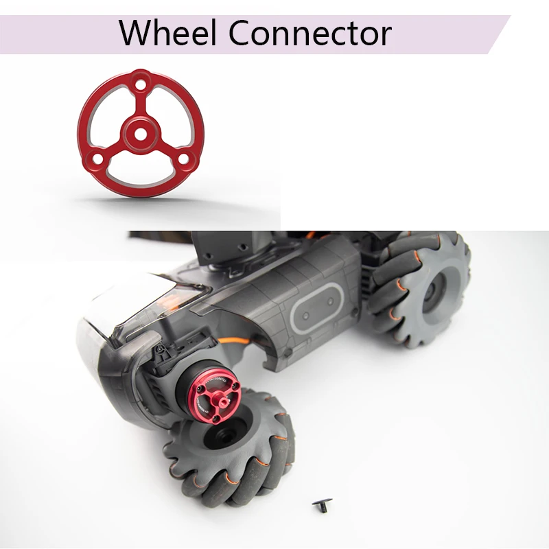 

Stable CNC Aluminum Alloy S1 Wheel Connector for DJI Robomaster S1 Red Lightweight Adapter Wheel Accessories