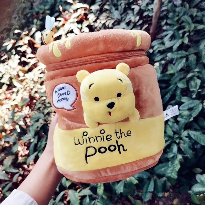 Disney Winnie The Pooh Kawaii Pooh Bear Honeypot Stuffed Plush