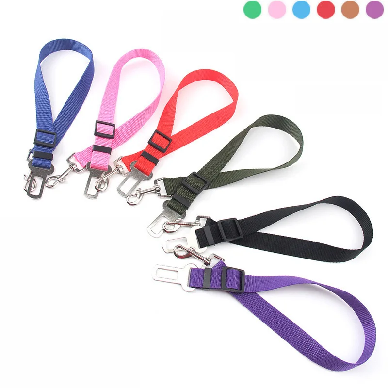 

Universal Practical Dog Cat Pet Car Seat Belt Safety Adjustable Harness Leash Travel Clip Strap Lead Car Seat Belt For Pet Dog