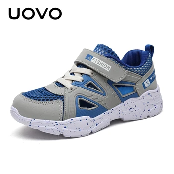 

UOVO Kids Casual Shoes Boys And Girls Running Shoes 2020 Autumn Breathable Mesh Shoes Fashion Children Sport shoes #28-39