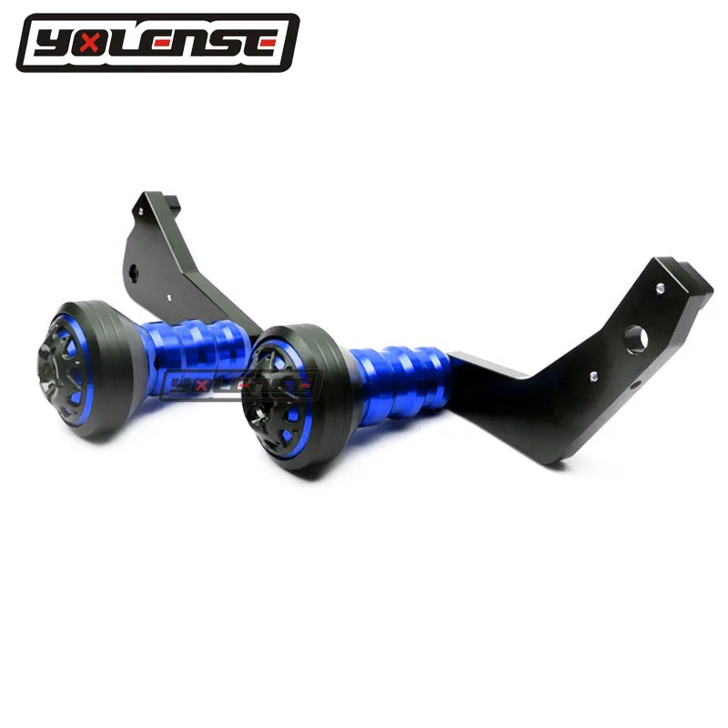 Blue-B Для HONDA CBR600RR CBR 600 RR CBR 600RR 2013- мотоциклетные защита от падения Рамка слайдер Накладка для защиты от падения для обтекателя протектор - Цвет: Blue-B