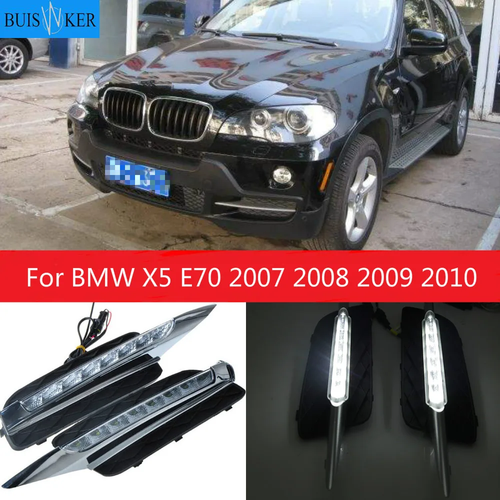 

Дневные ходовые огни для BMW X5 E70 2007 2008 2009 2010, светодиодный пара