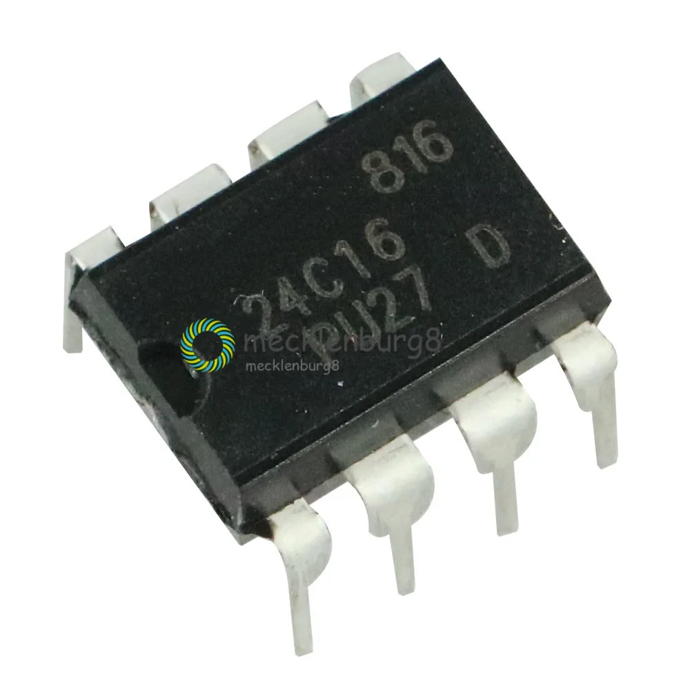 5 шт./лот Новый 24C16 AT24C16 24C16N AT24C16AN память IC DIP-8 | Электроника