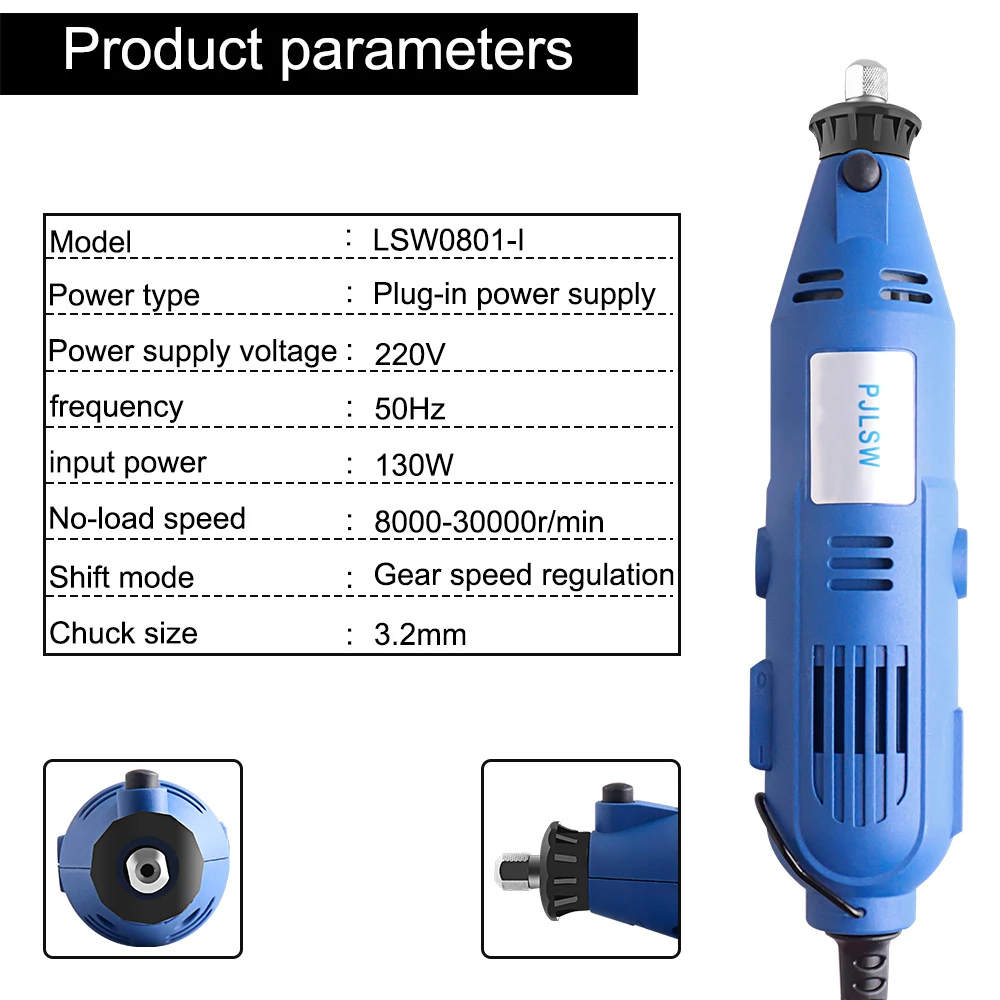 PJLSW Dremel стиль Электрический Роторный инструмент переменная скорость мини дрель инструмент полировка ГРАВИРОВКА СВЕРЛЕНИЕ с гибким валом резка