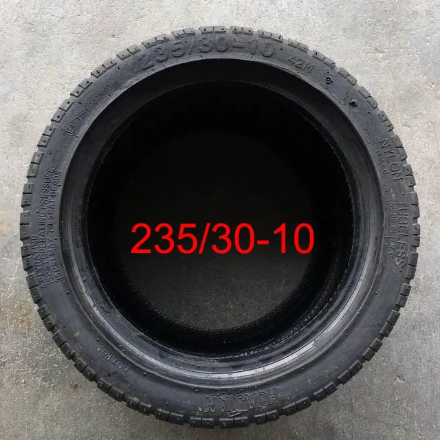235- 30- 10 235/30-10 R10 бескамерные шины плоские ходовые резиновые производительность для 200cc 250cc 300cc 400cc ATV QUAD Багги - Цвет: 235- 30- 10