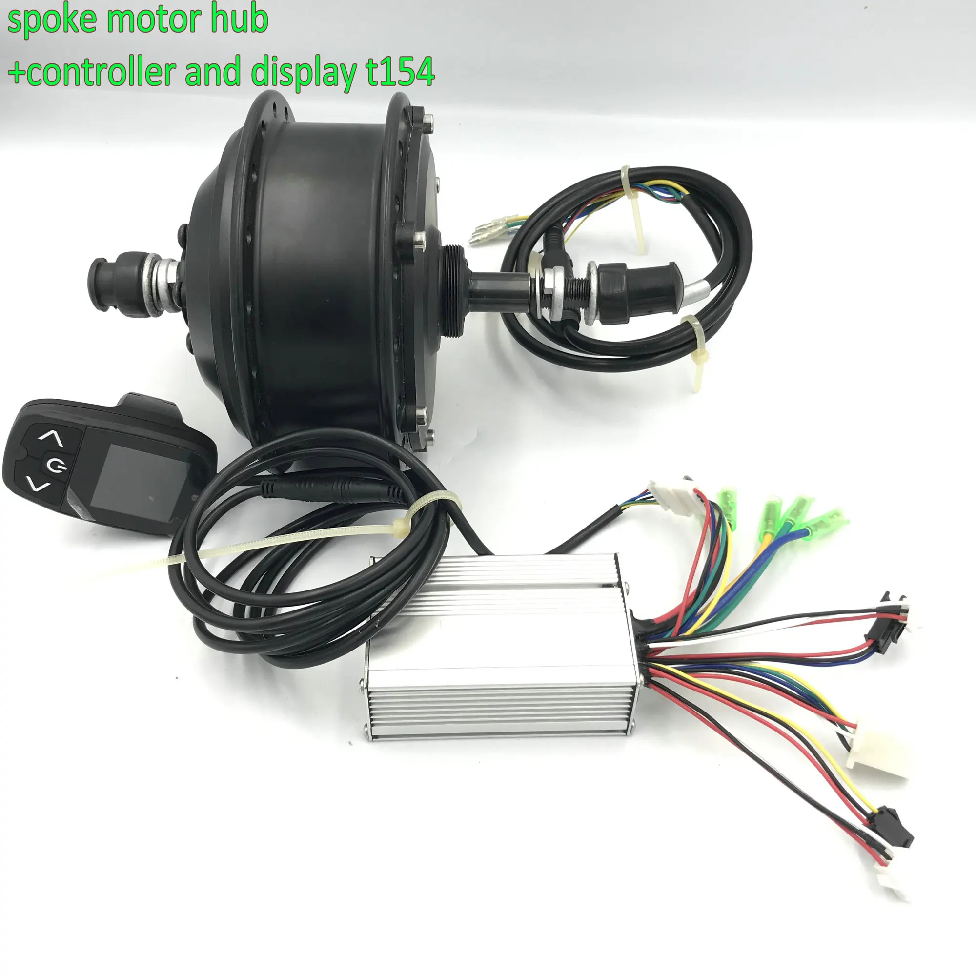 

2019 NEW TFT display editable+controller 24v36v48v350w+spoke motor hub 36hole electric bike accessory scooter MTB conversion kit