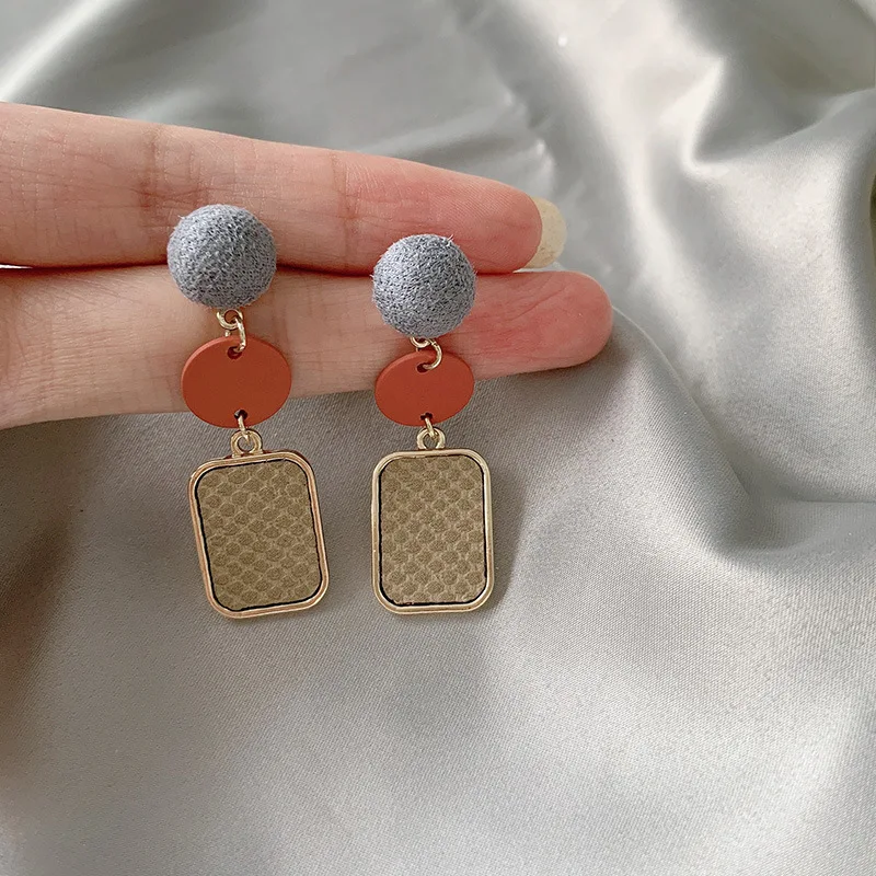 Серьги PickyanDco в Корейском стиле серебро 925 пробы модные длинные серьги-капельки