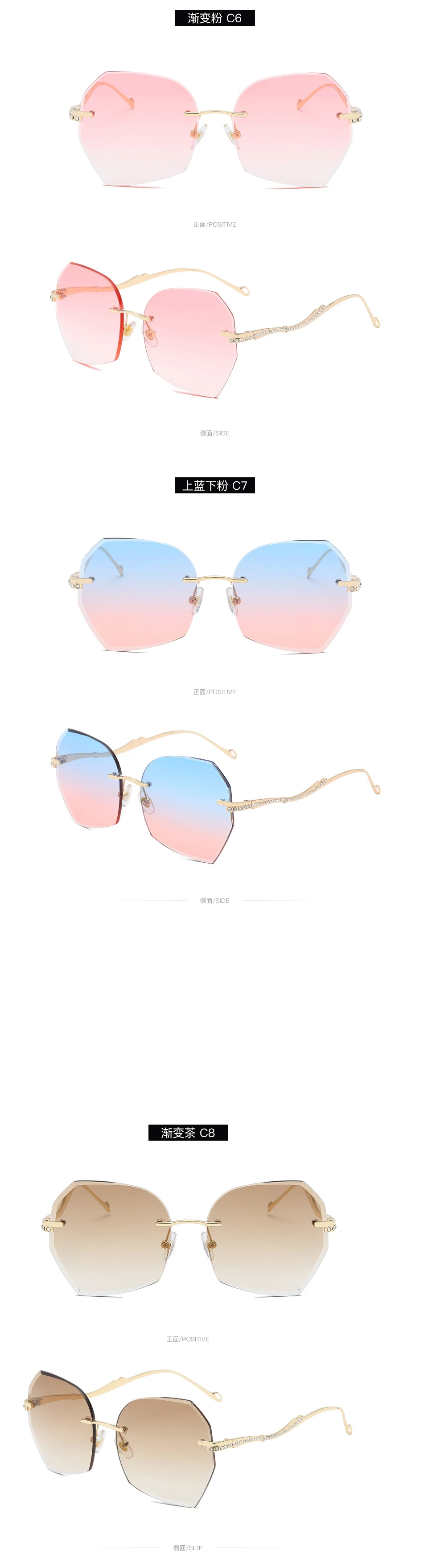 Горячая SHEN NUO 9 серия Роскошный бренд для женщин шестигранные feminino негабаритные солнцезащитные очки ray bann Oculos De Sol shades Леди Панк