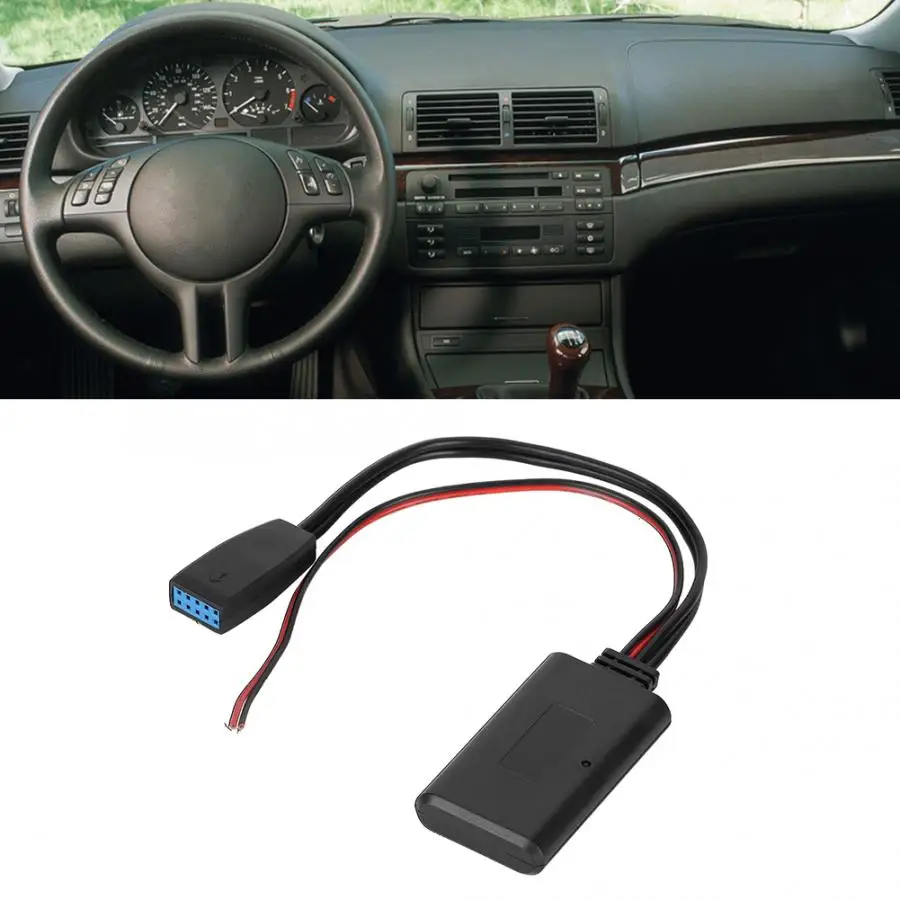 6 контактов Bluetooth 4,1 4,0/3,0/2,0 автомобильный Радио AUX Кабель-адаптер подходит для E46 1999-2006 авто аксессуары