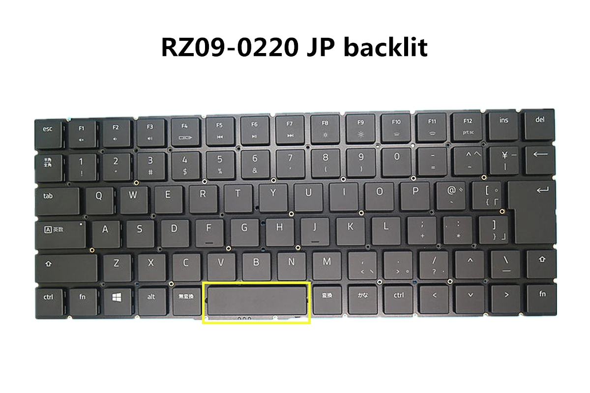 Razer Blade 17 pro RZ09-0220 용 새 원본 노트북/노트북 미국/영국/FR/GR/TW/JP 백라이트 키보드