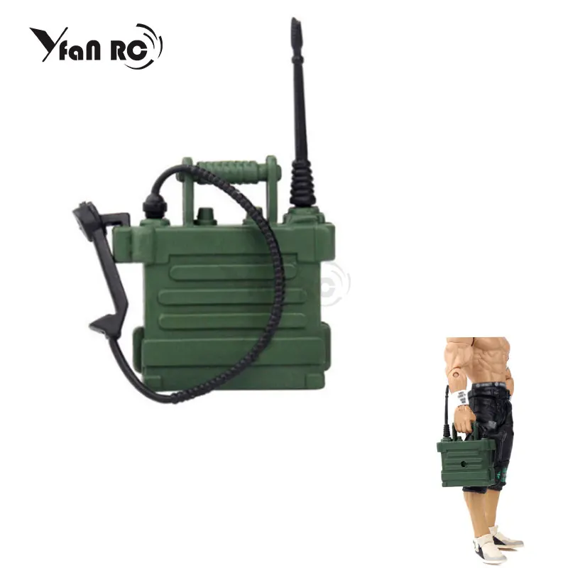 

1pcs Free Shipping 1/10 Scale Radio Station Phone for 1:10 RC Crawler Axial SCX10 TRX4 TRX-4 90046 D90 D110 Attractive