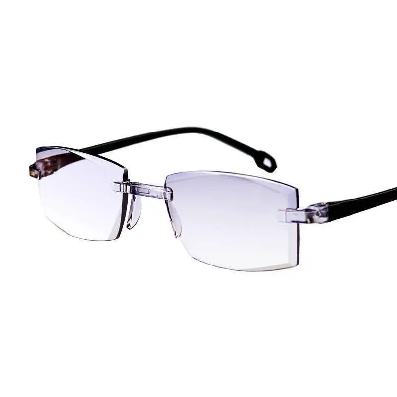 Sapphire High Hardness Anti Blue Light Reading Glasses - Dual Focus, +1.00 To +4.00 Strength, TR Frame