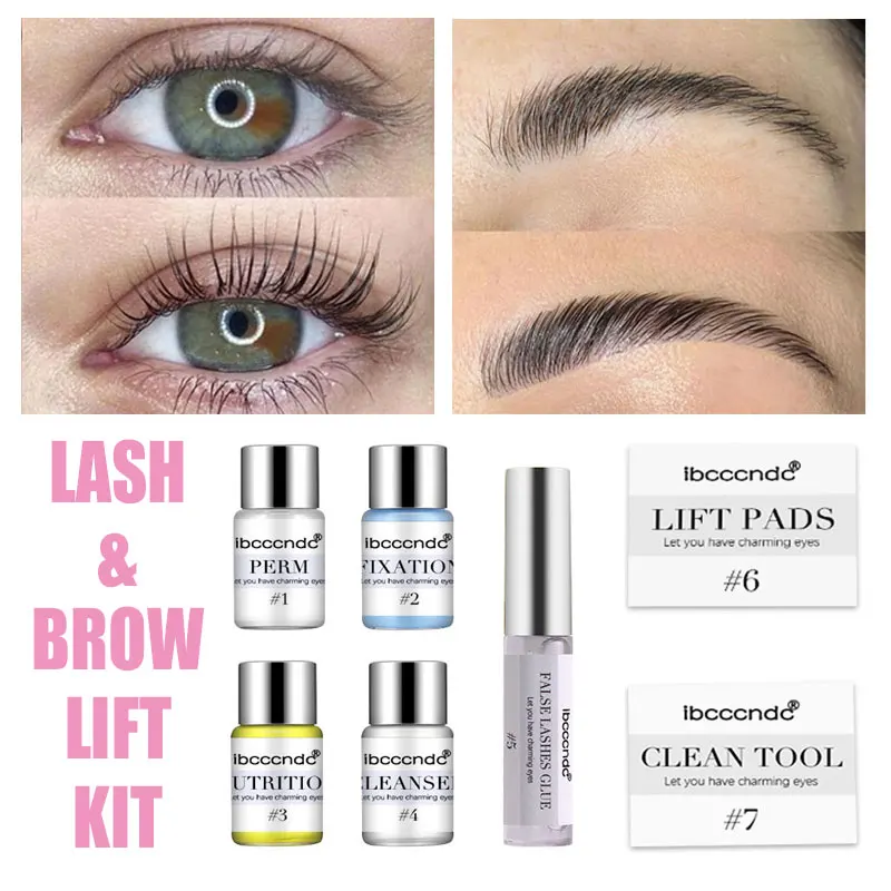 

Professional Lash Lift Kit Eyelash Perming Kit for Eyelash Perm with Rods Glue Dropshipping Salon Home Use Lash Lifting Tools